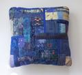 blue boro cushion